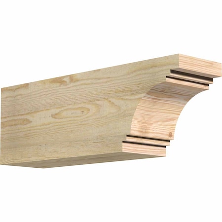 Ekena Millwork Pescadero Rough Sawn Rafter Tail, Douglas Fir, 6"W x 8"H x 24"L RFT06X08X24PEC00RDF